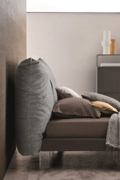 PAPILO - Double bed with upholstered headboard by Ditre Italia - view 3